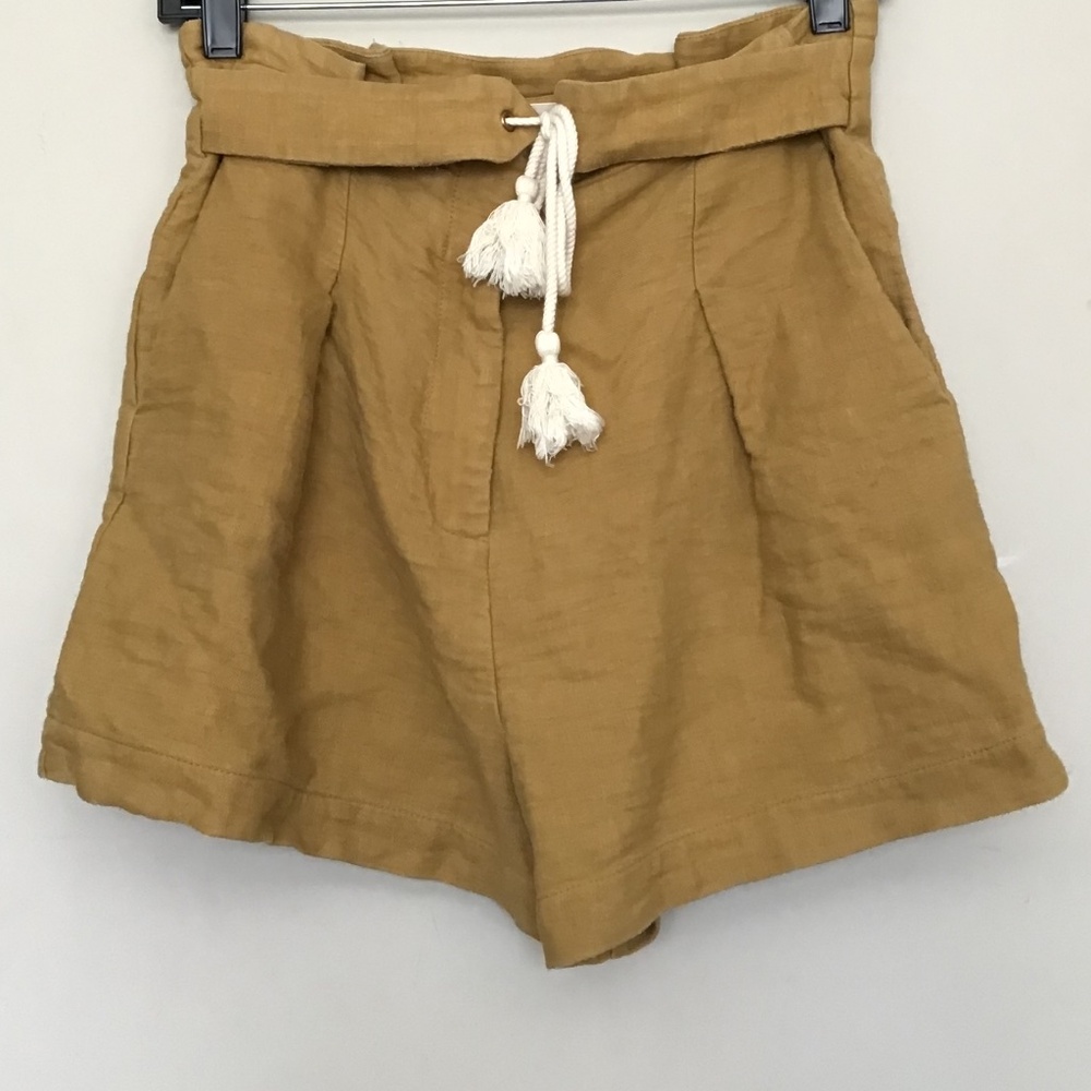 Sezane Size 36 Yellow Adrien Shorts Excellent Condition with POCKETS!!!